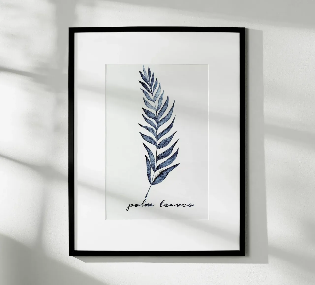 Palm Leaves carta hahnemühle da Nathys_illustration