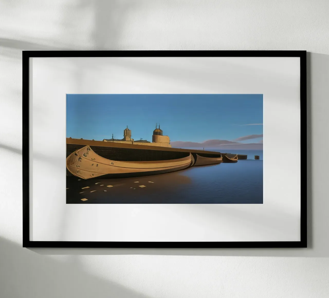 Canoe sul Reno poster da Impressionismus by LK