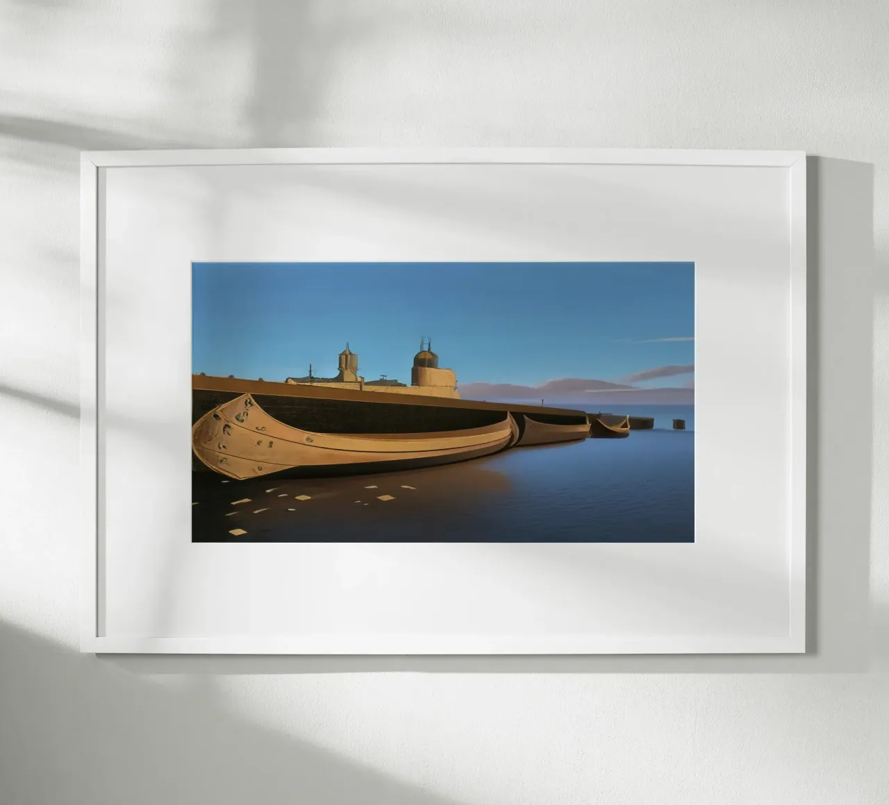 Canoe sul Reno poster da Impressionismus by LK