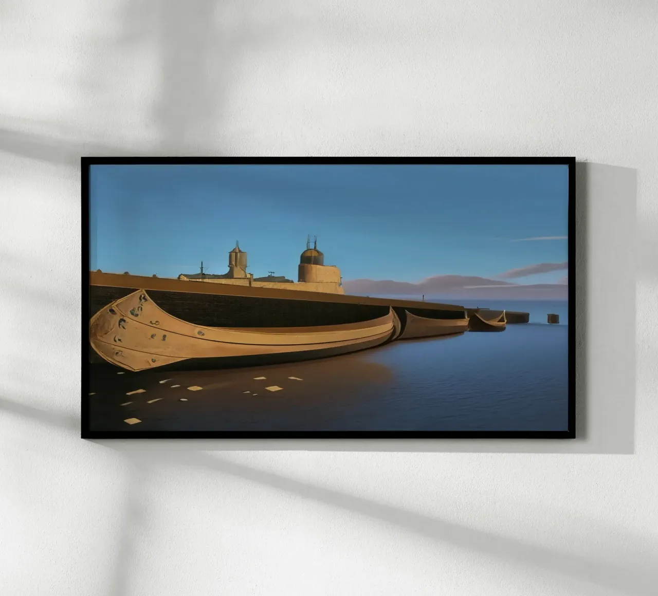 Canoe sul Reno poster da Impressionismus by LK