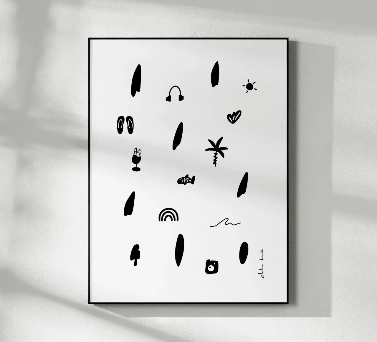 Beach Life plexiglass da LIMITED EDITION LETTERS