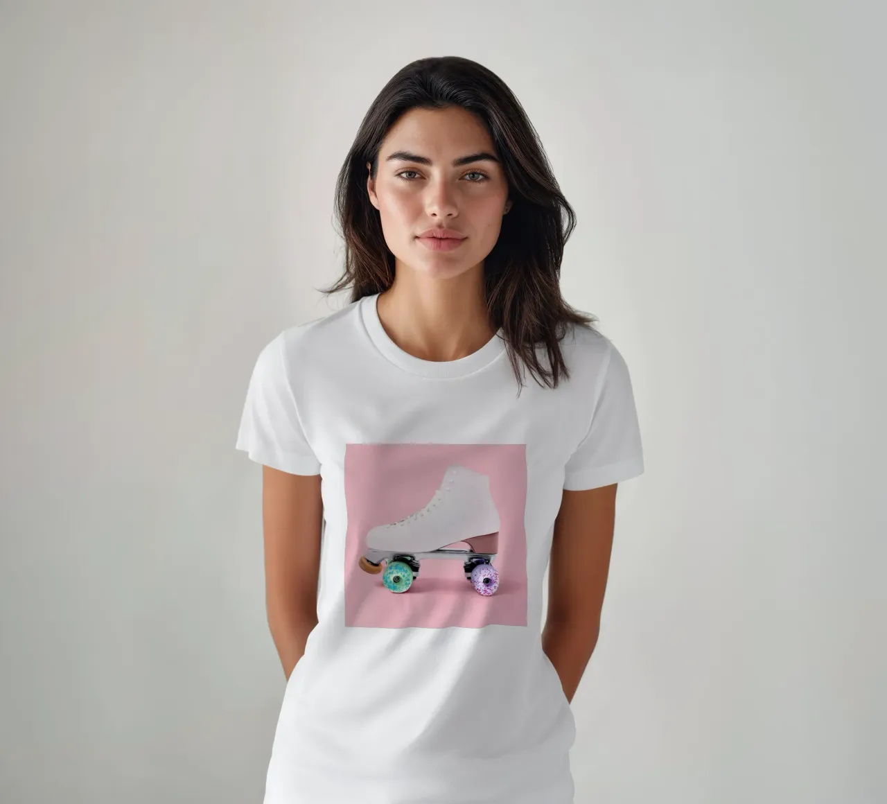 Roller Donut t-shirt da Paul Fuentes Design