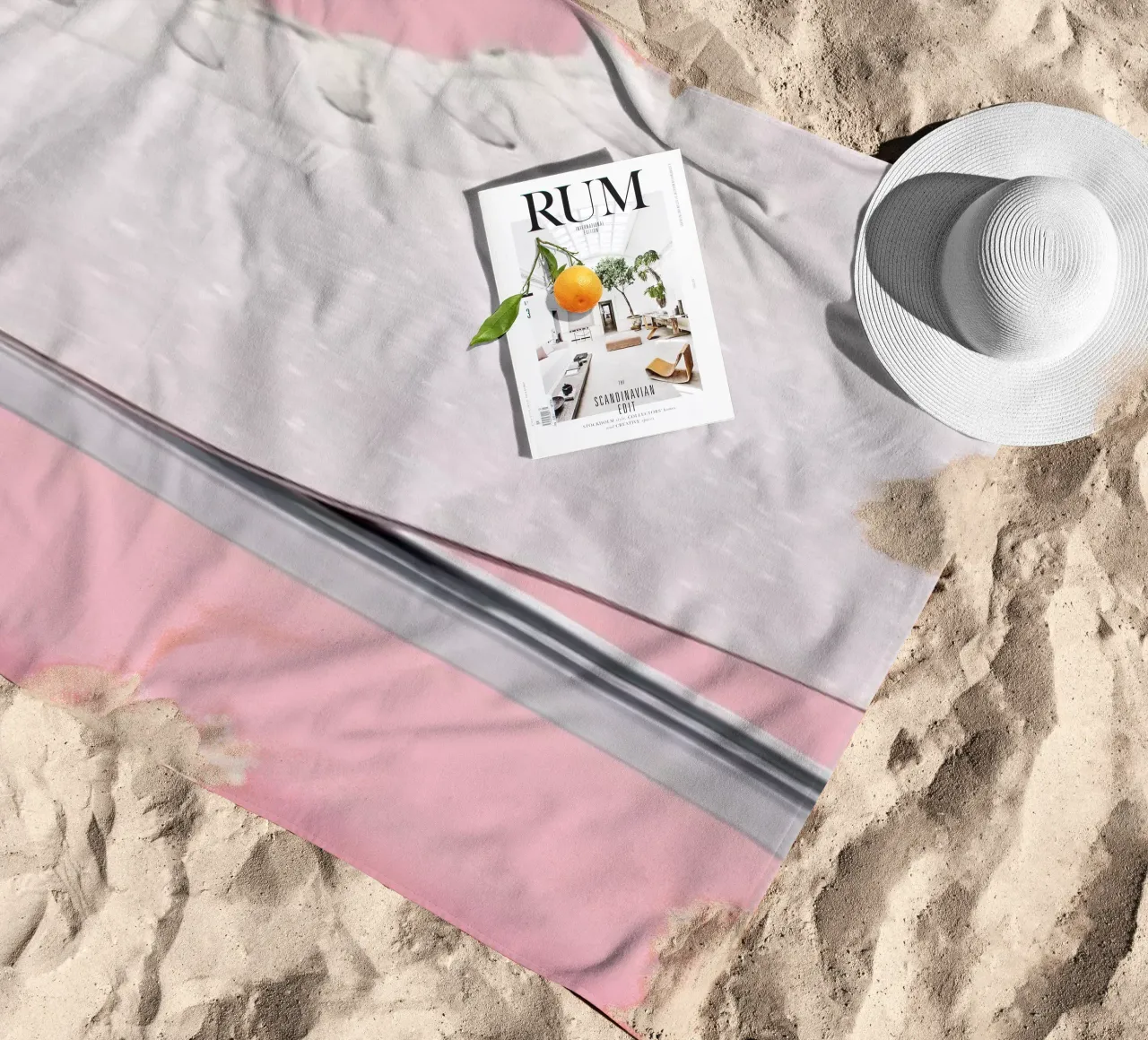 Roller Donut telo mare da Paul Fuentes Design