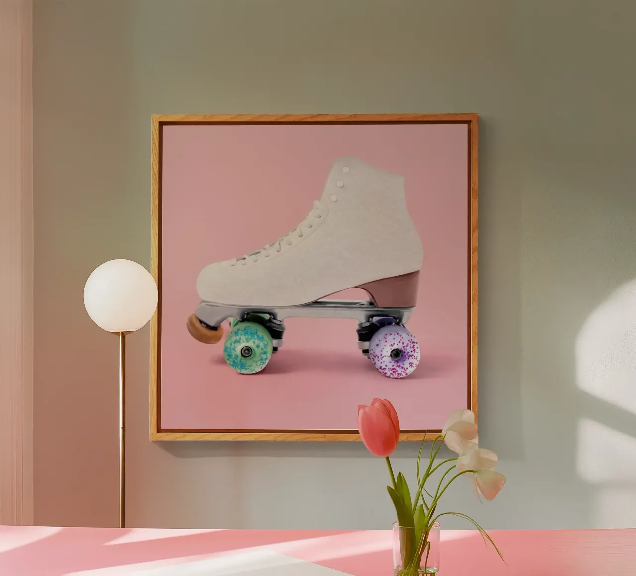 Roller Donut plexiglass da Paul Fuentes Design