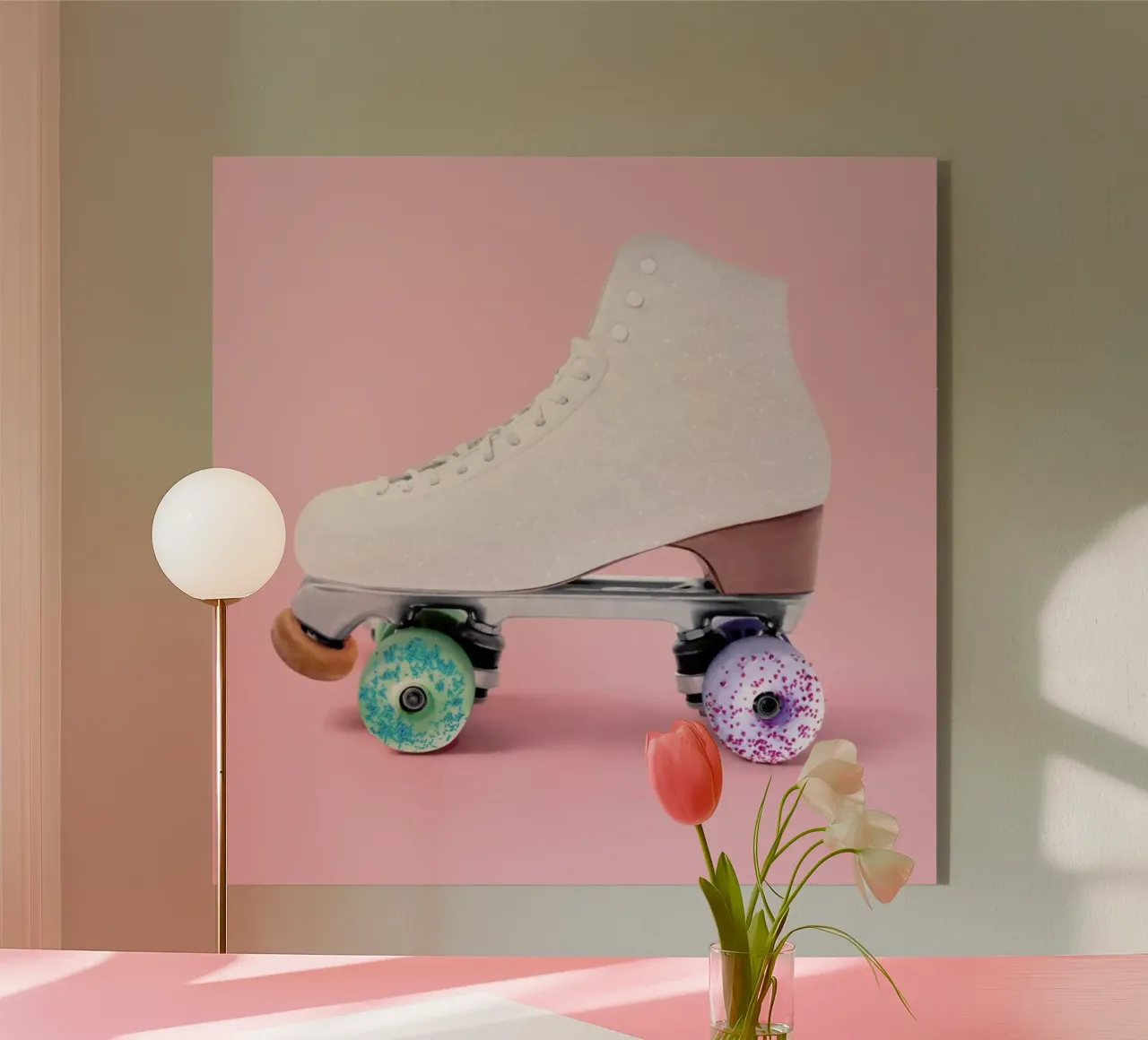 Roller Donut plexiglass da Paul Fuentes Design