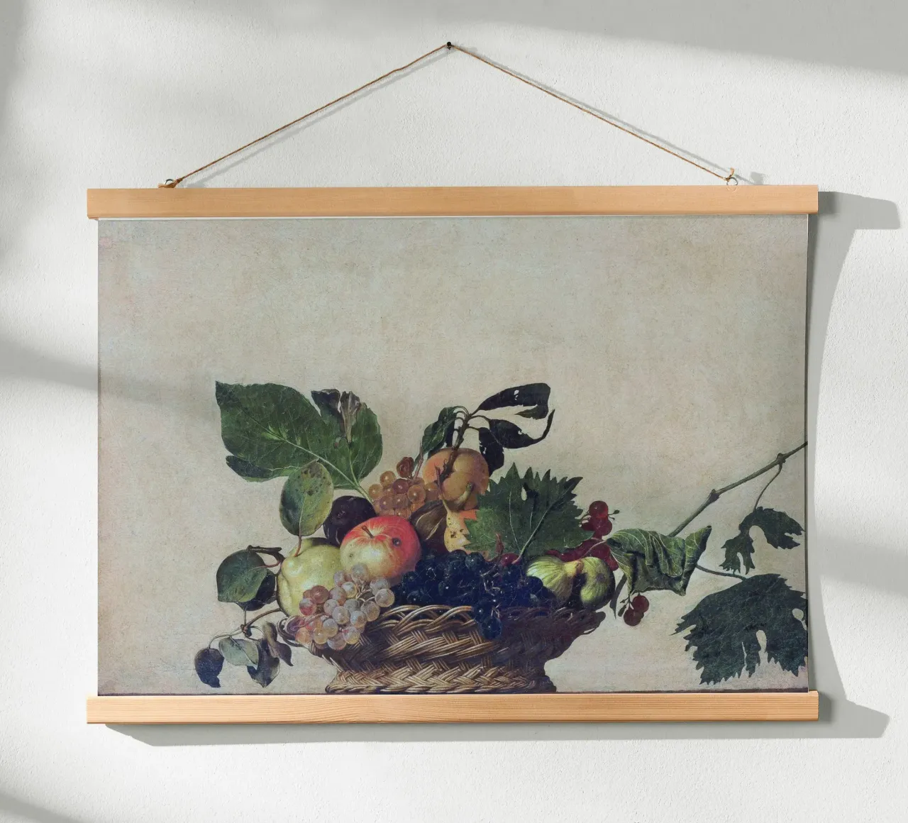 Caravaggio - Canestro di frutta carta hahnemühle da Timeless Artworks