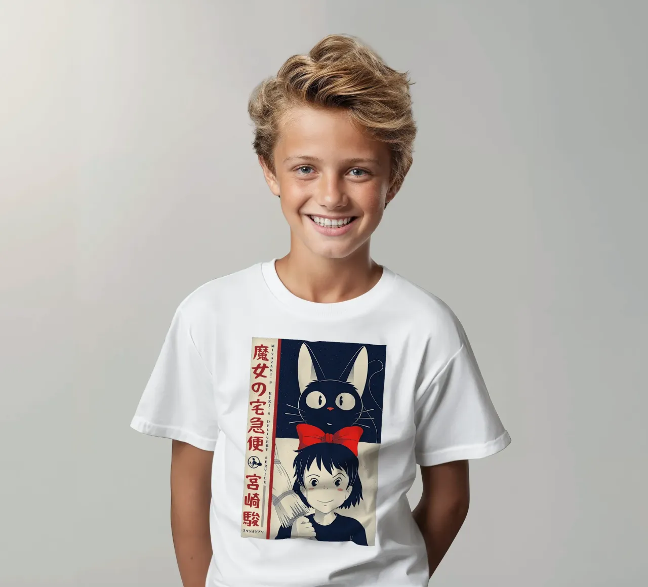 Kiki’s Delivery Service kids t-shirt by Attaboy Dsgn