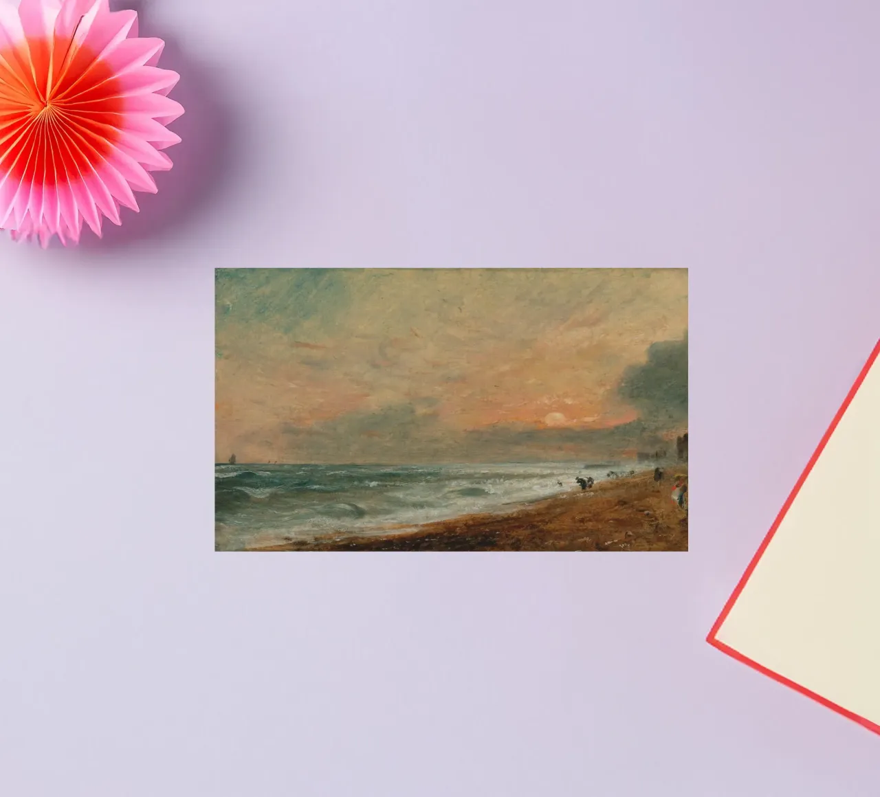 John Constable - Spiaggia di Hove adesivo da Timeless Artworks