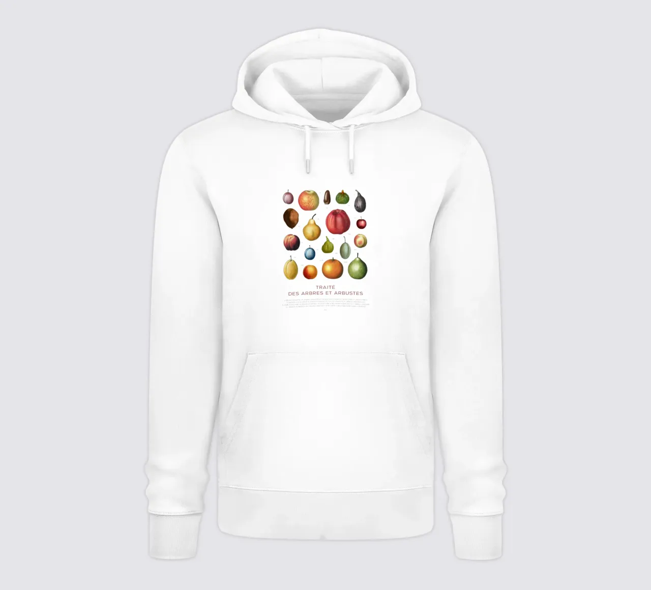 Tabella della frutta felpa con cappuccio da Vintagrafica