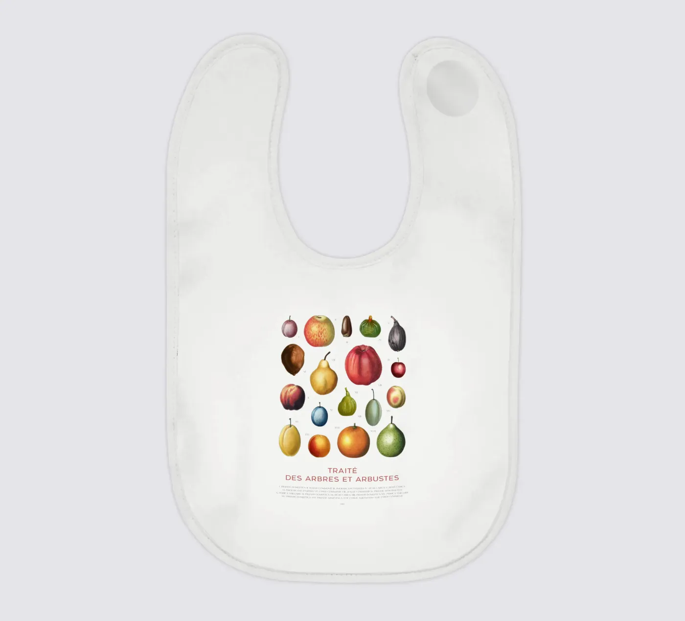 Fruit chart bavoir de Vintagrafica