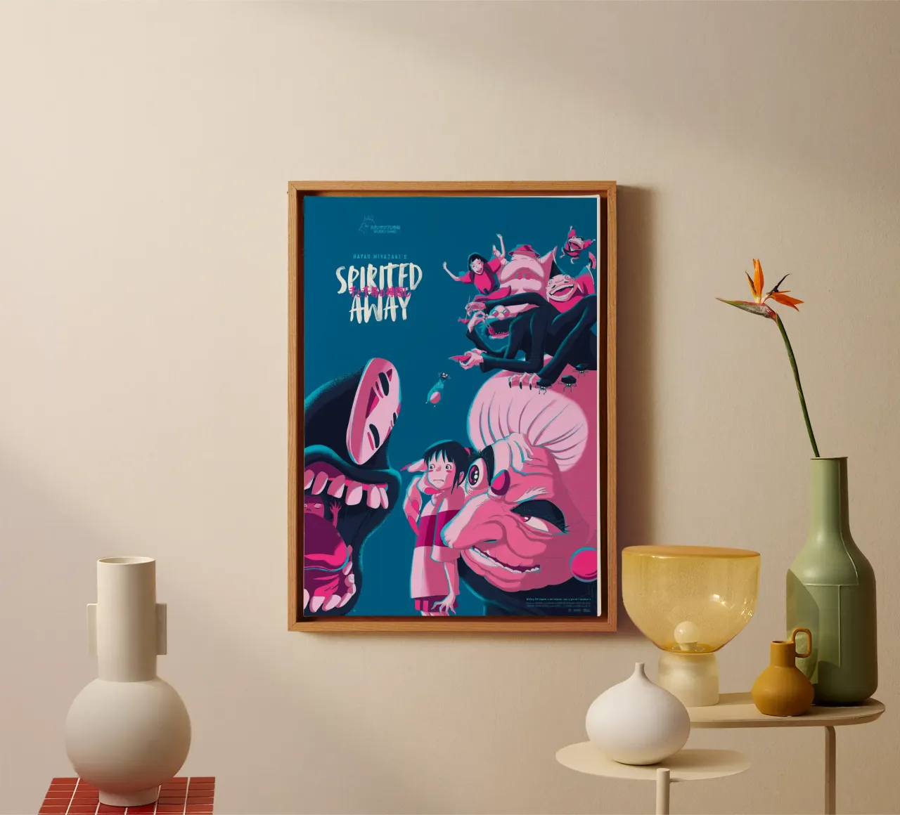 Spirited Away tela con Cornice a cassetta da Attaboy Dsgn