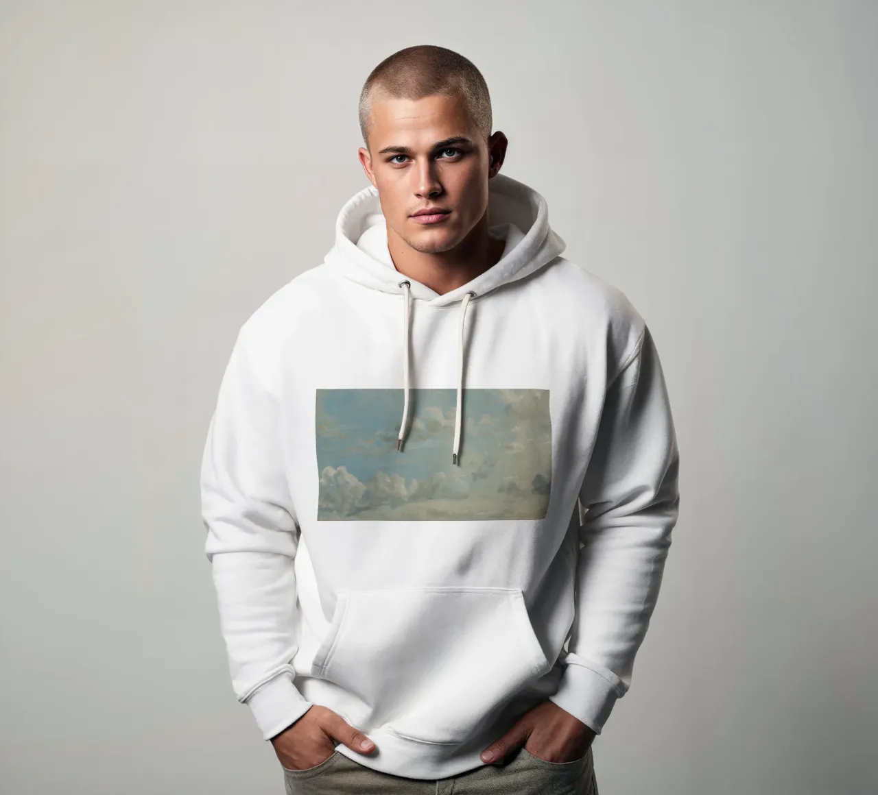 John Constable - Cloud Study hoodie by Timeless Artworks