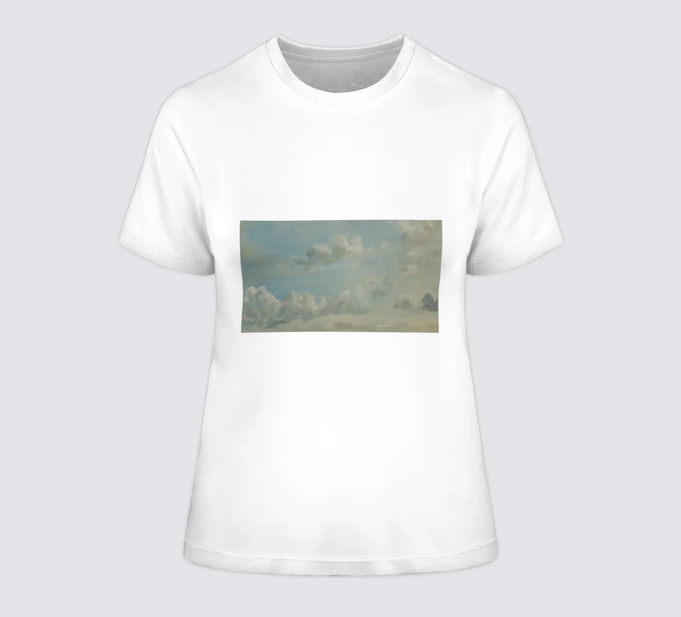 John Constable - Cloud Study t-shirt da donna da Timeless Artworks