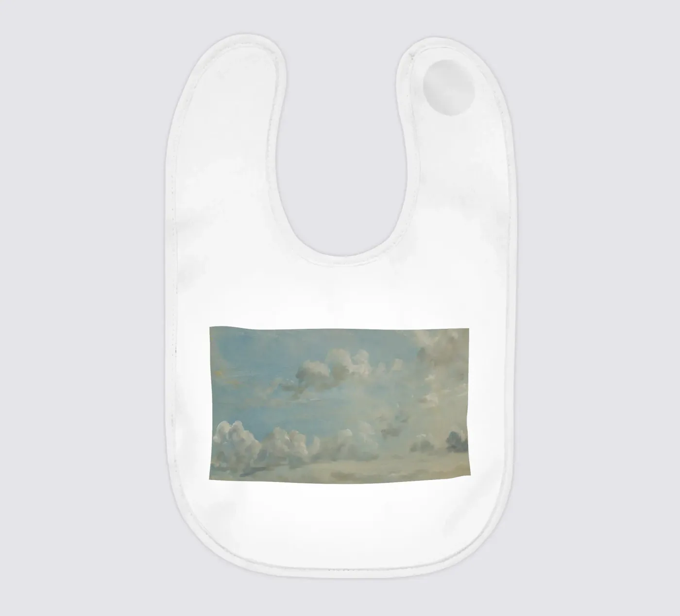 John Constable - Cloud Study Babylätzchen von Timeless Artworks