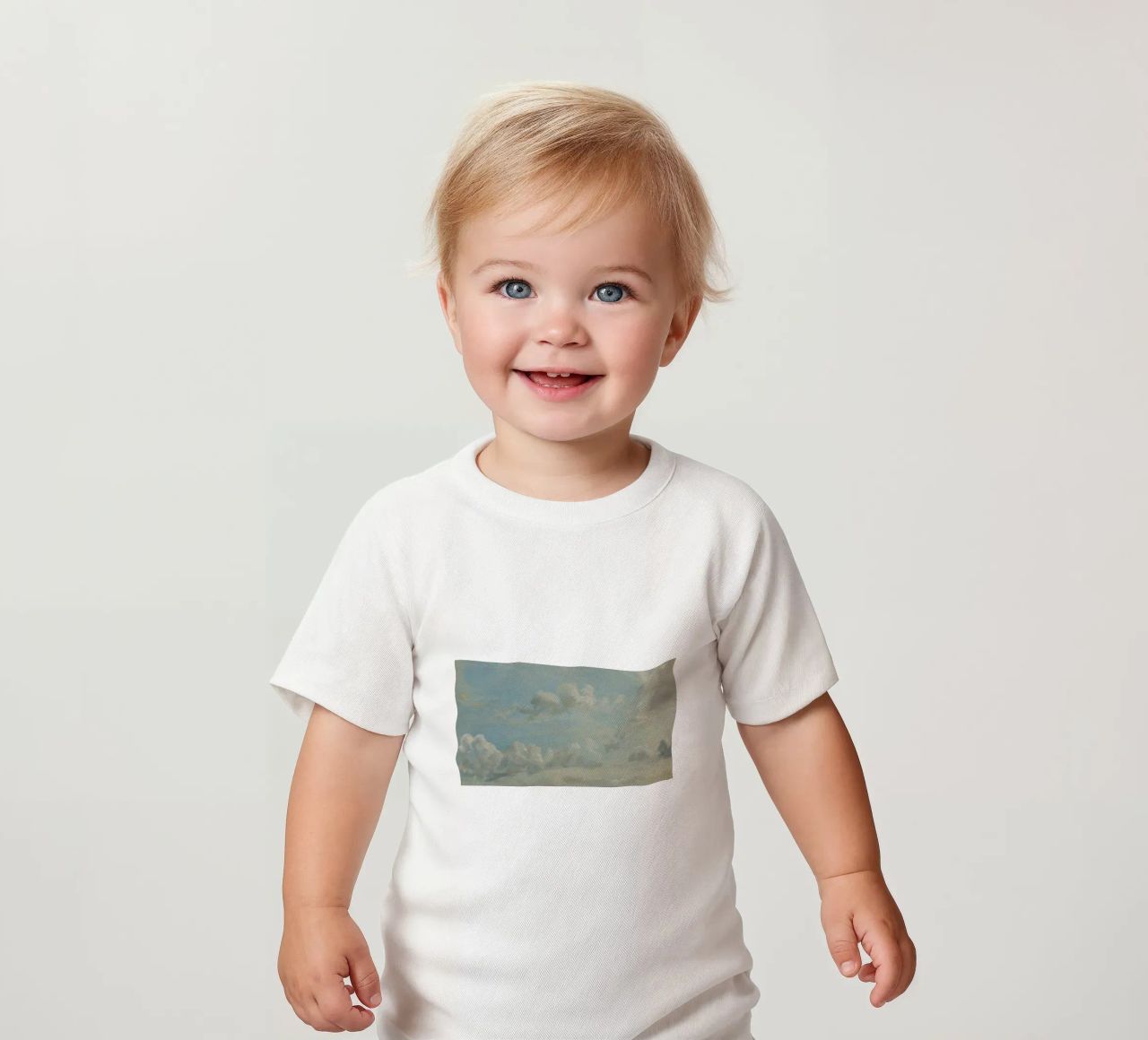 John Constable - Estudio de las nubes camiseta de bebé de Timeless Artworks
