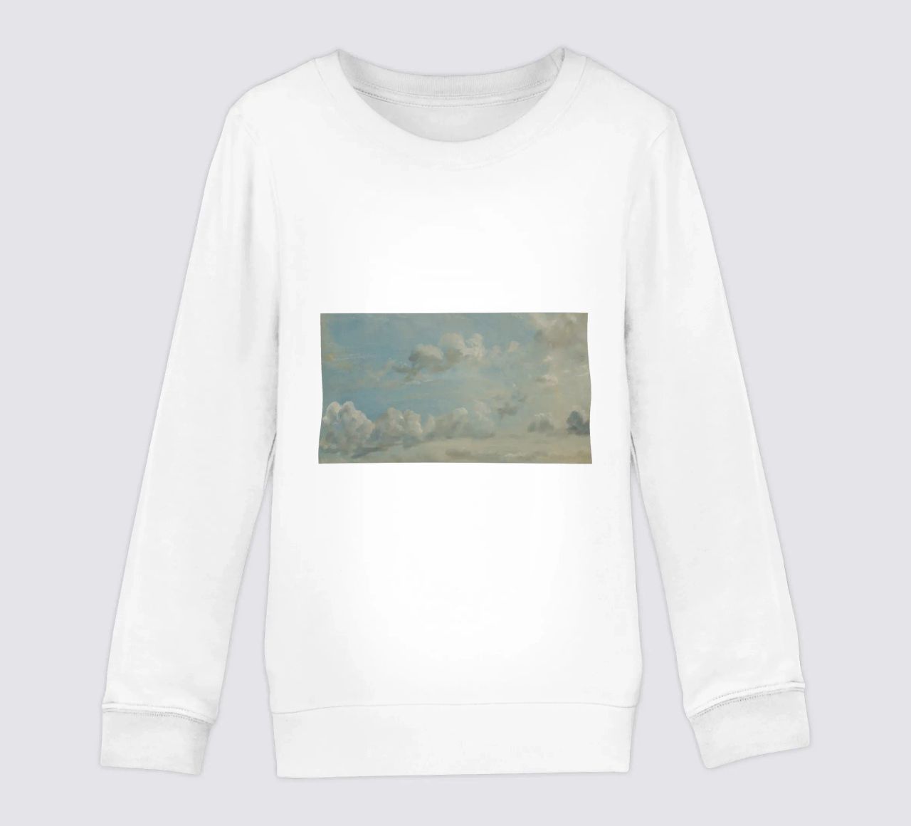 John Constable - Estudio de las nubes sudadera para niño de Timeless Artworks