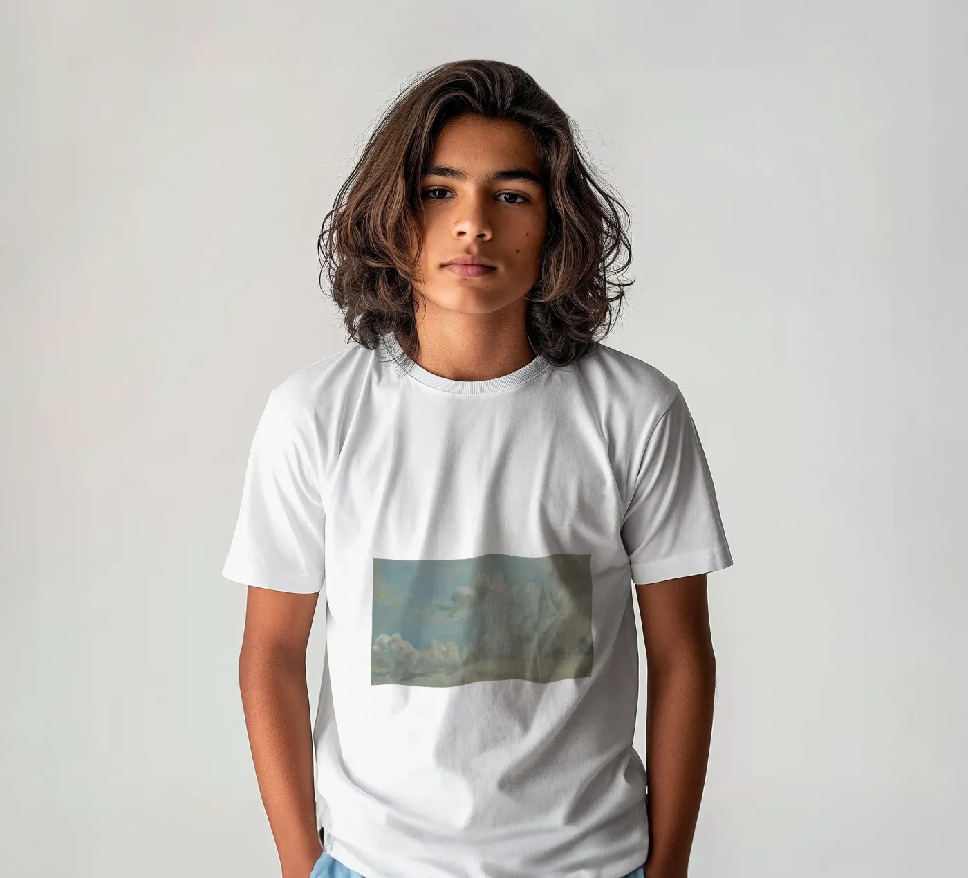 John Constable - Cloud Study Kinder T-Shirt von Timeless Artworks