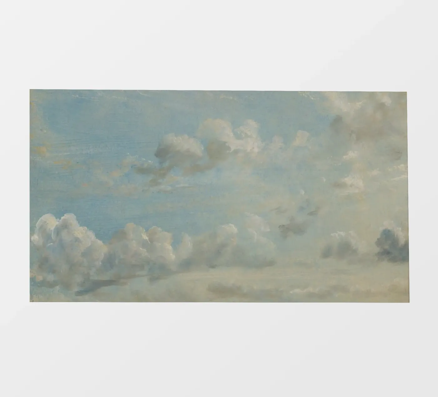 John Constable - Wolkenstudie Backlit Folie von Timeless Artworks
