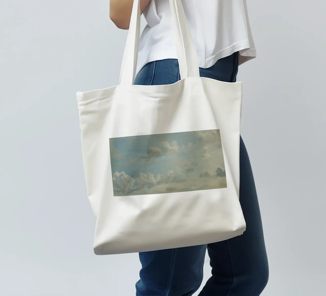John Constable - Cloud Study tote bag by Timeless Artworks