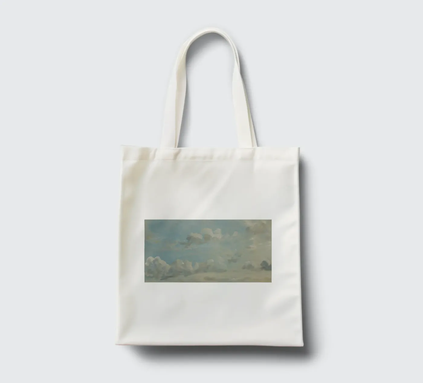 John Constable - Cloud Study borsa in juta da Timeless Artworks