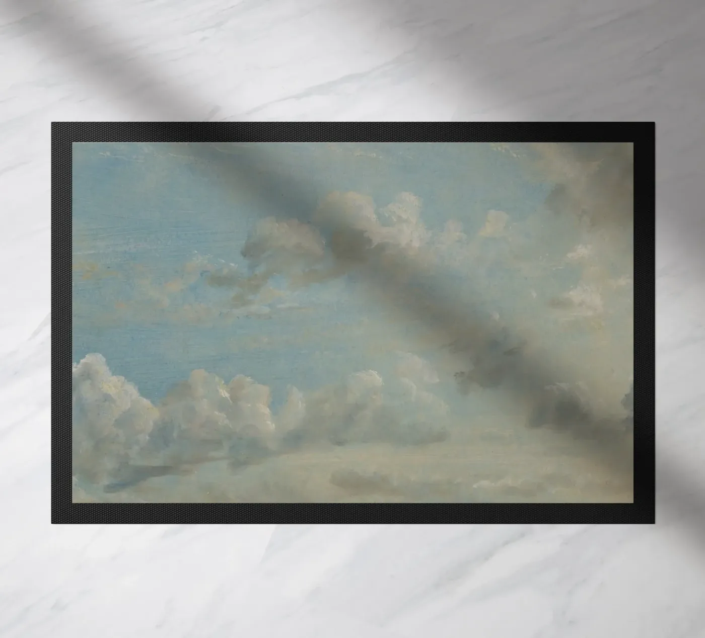 John Constable - Cloud Study doormat by Timeless Artworks