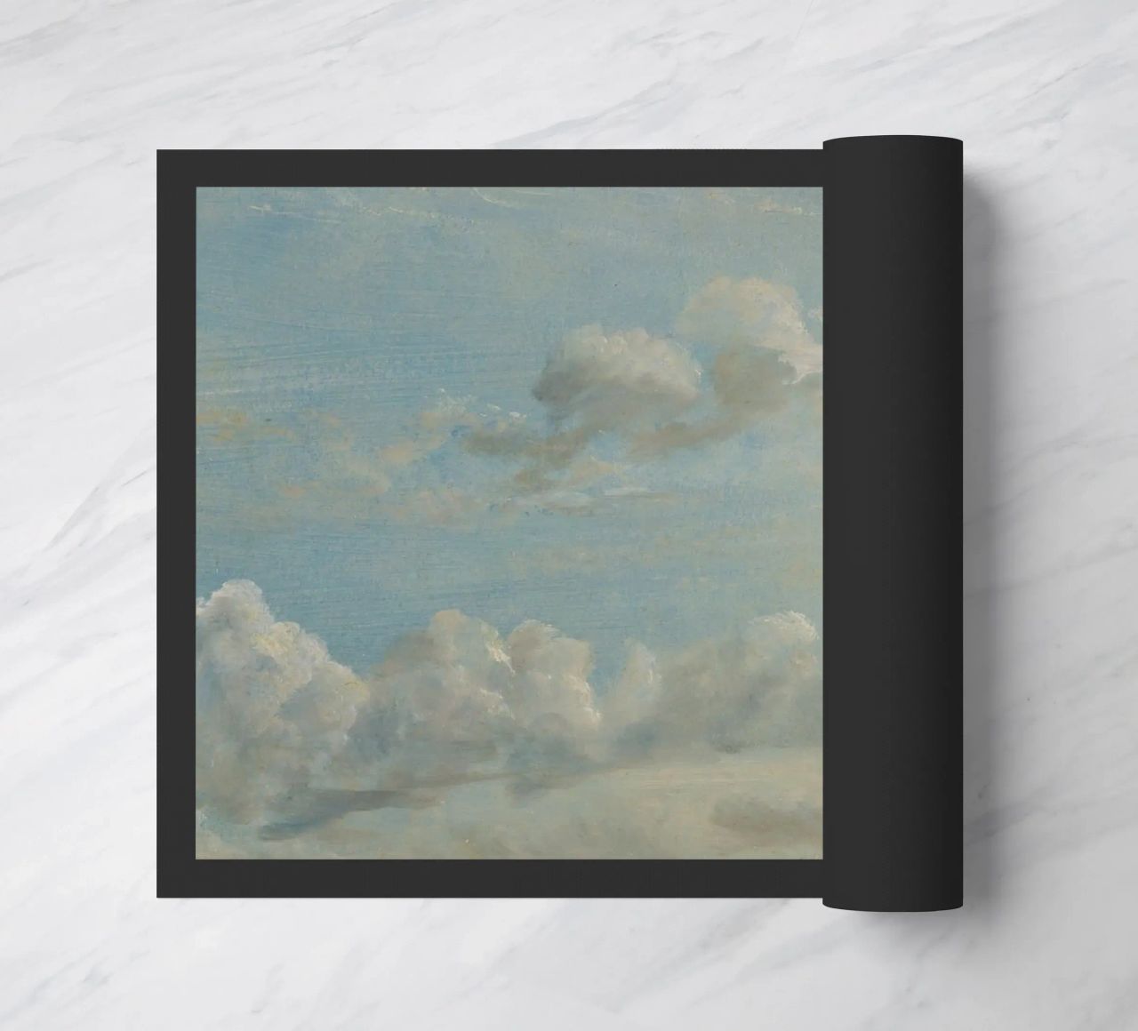 John Constable - Estudio de las nubes felpudo de Timeless Artworks