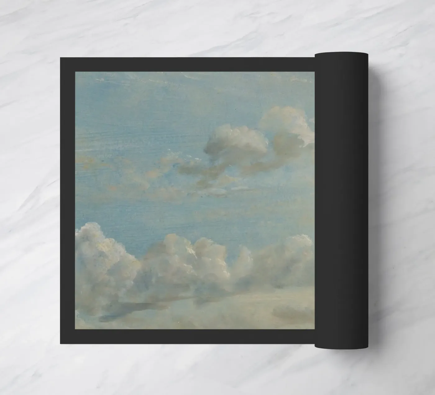 John Constable - Cloud Study doormat by Timeless Artworks