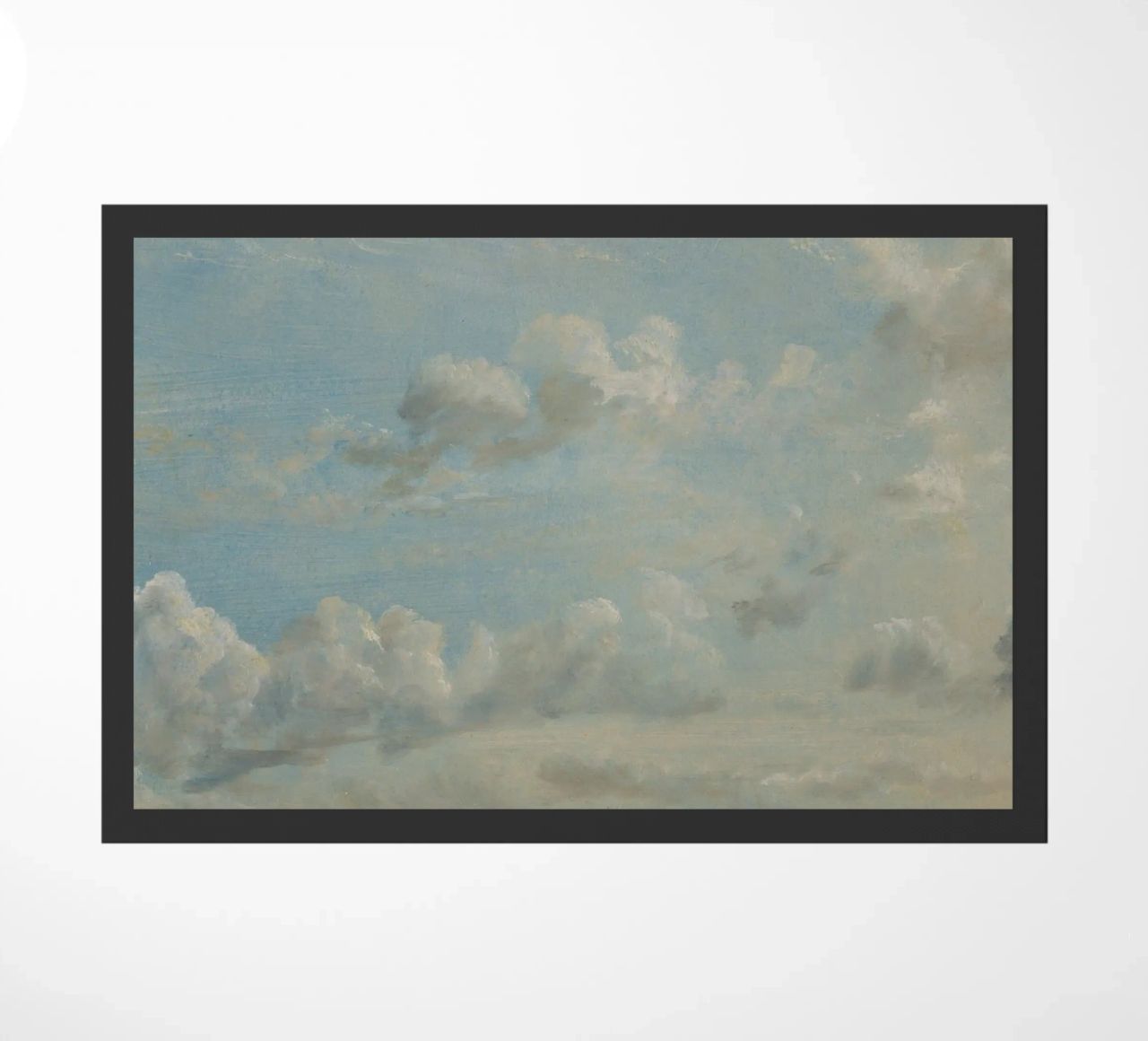 John Constable - Estudio de las nubes felpudo de Timeless Artworks