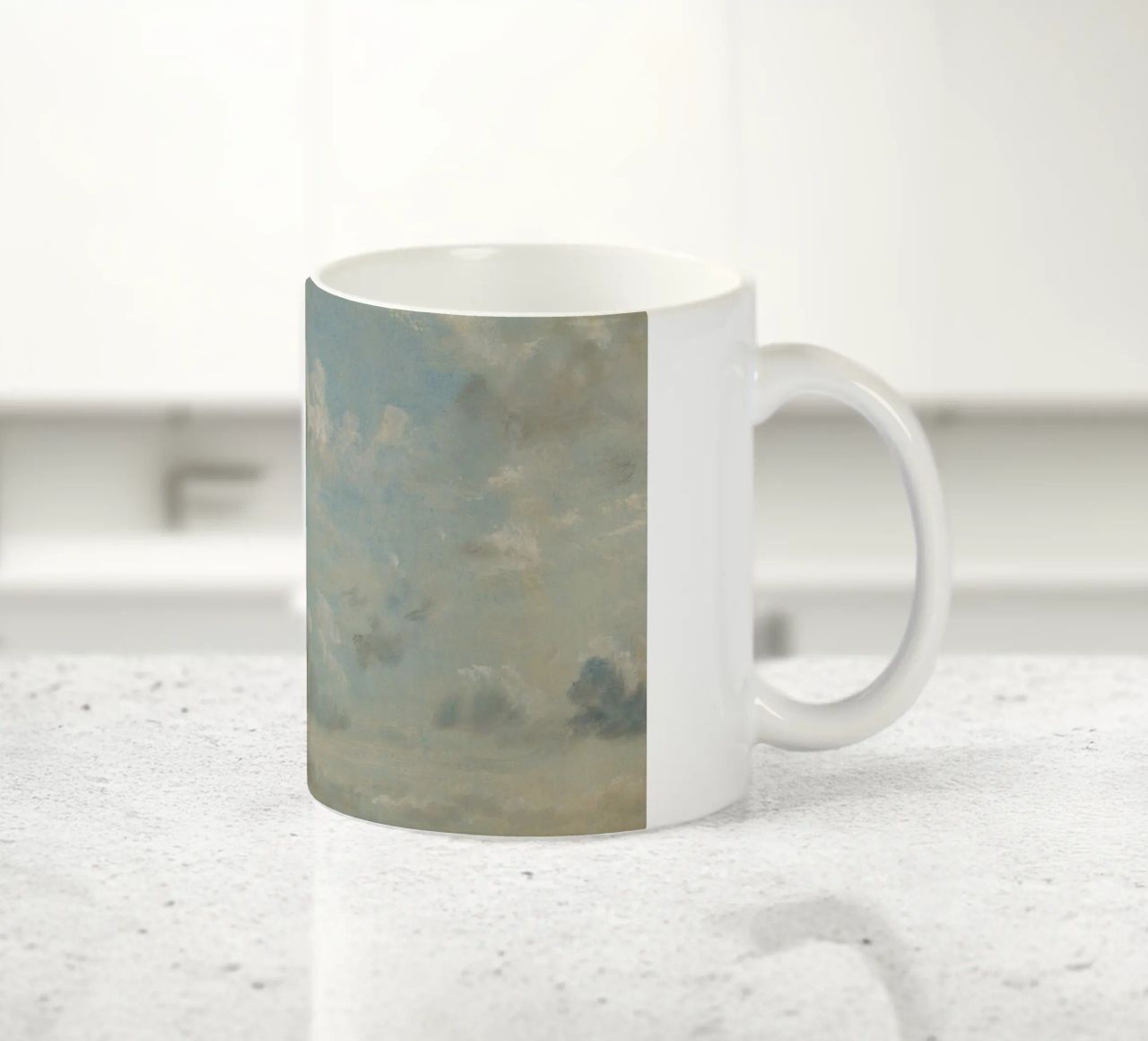 John Constable - Estudio de las nubes taza de cerámica de Timeless Artworks