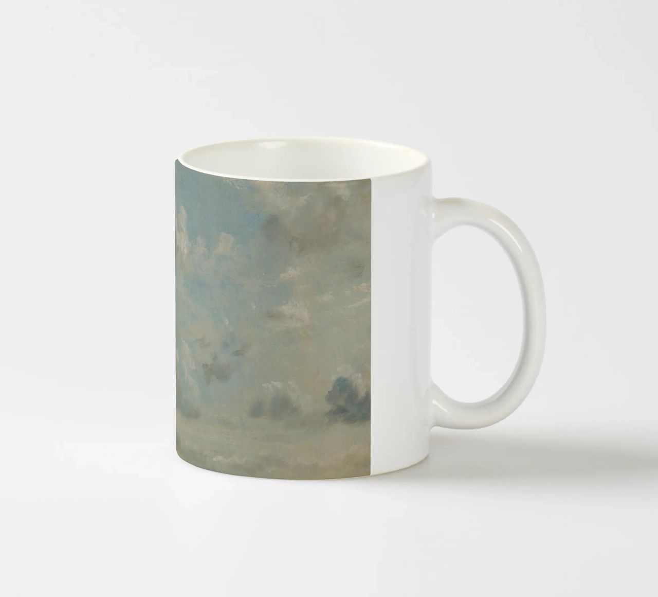 John Constable - Estudio de las nubes taza de cerámica de Timeless Artworks