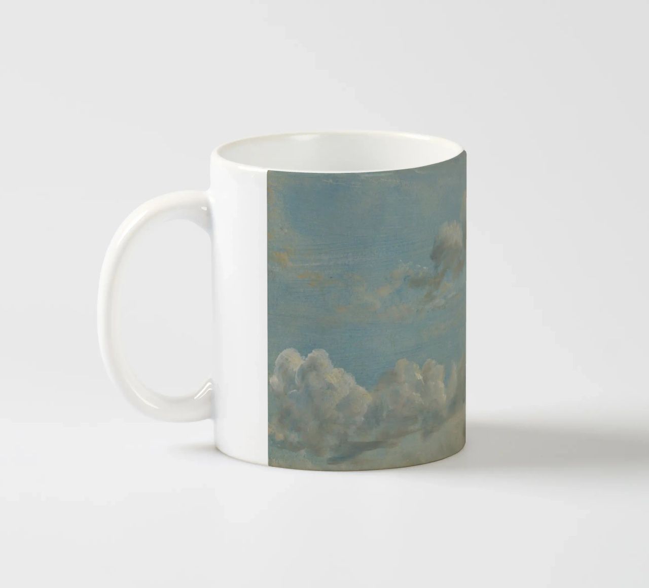 John Constable - Estudio de las nubes taza de cerámica de Timeless Artworks