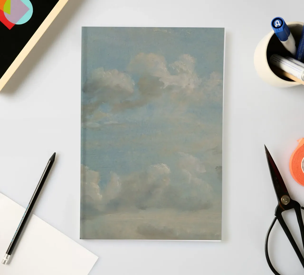 John Constable - Cloud Study notebook by Timeless Artworks