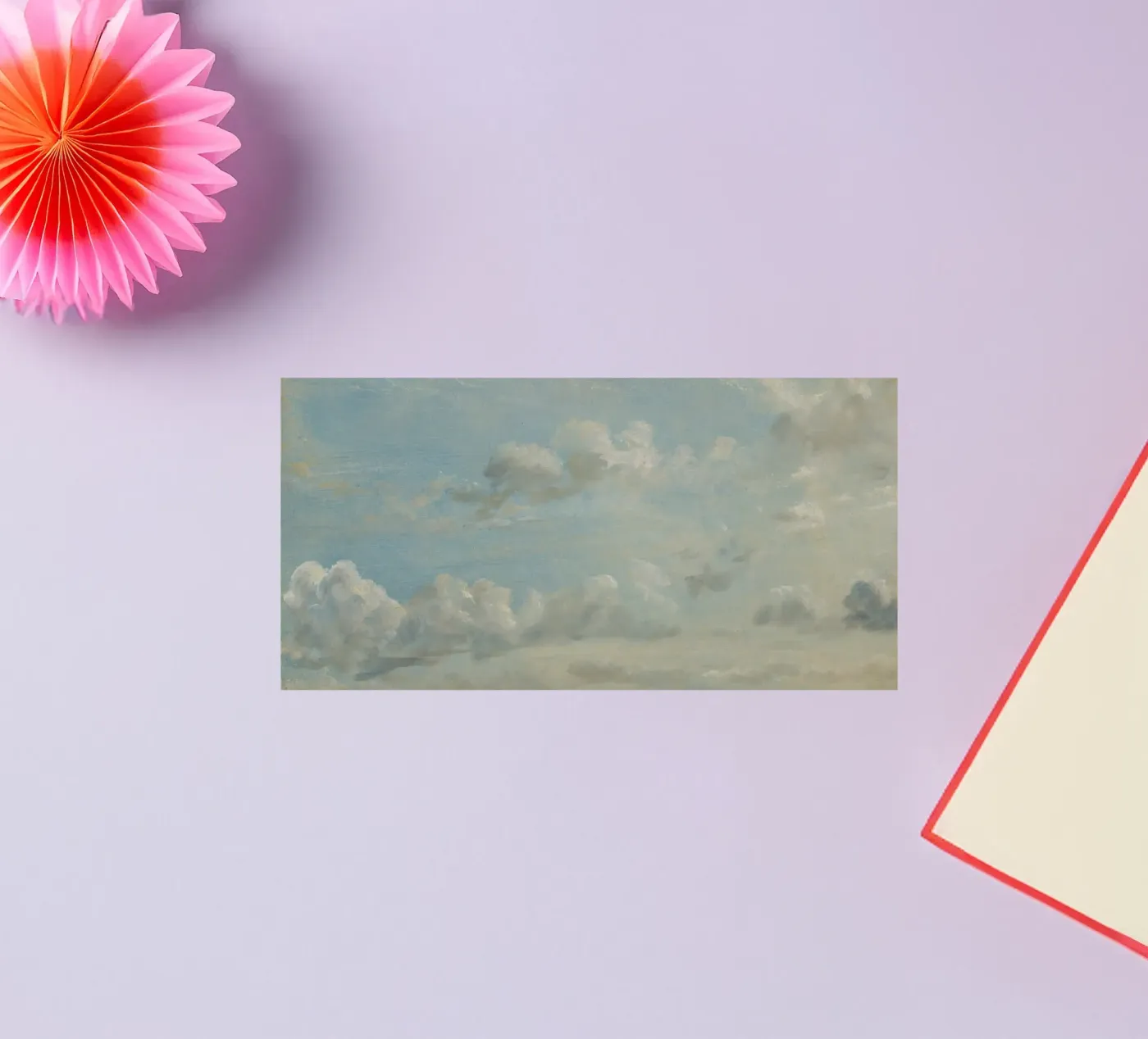 John Constable - Wolkenstudie Sticker von Timeless Artworks