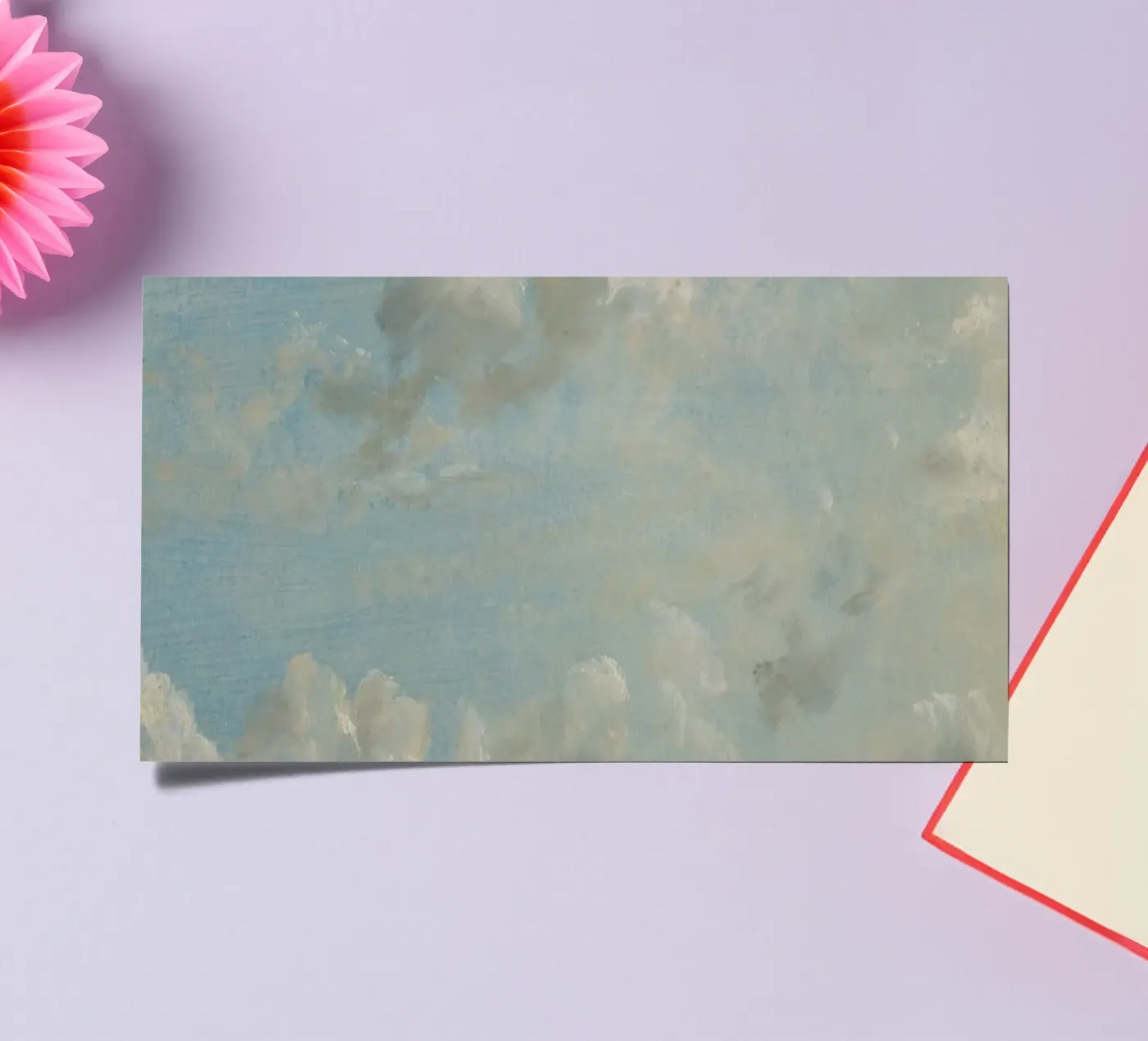 John Constable - Étude des nuages planche autocollant de Timeless Artworks