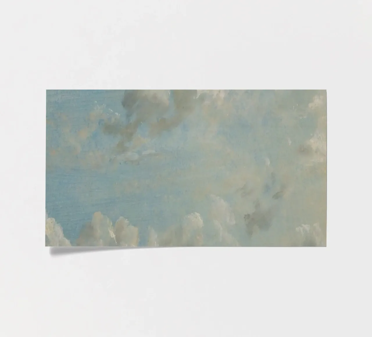 John Constable - Wolkenstudie Stickerbogen von Timeless Artworks
