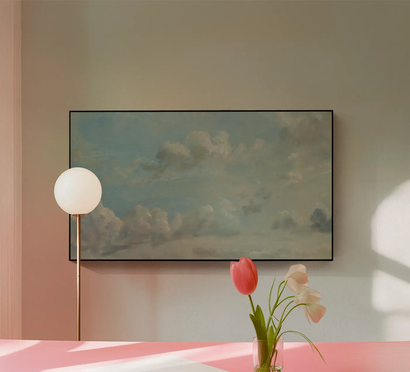 John Constable - Wolkenstudie Acryl-Glas von Timeless Artworks