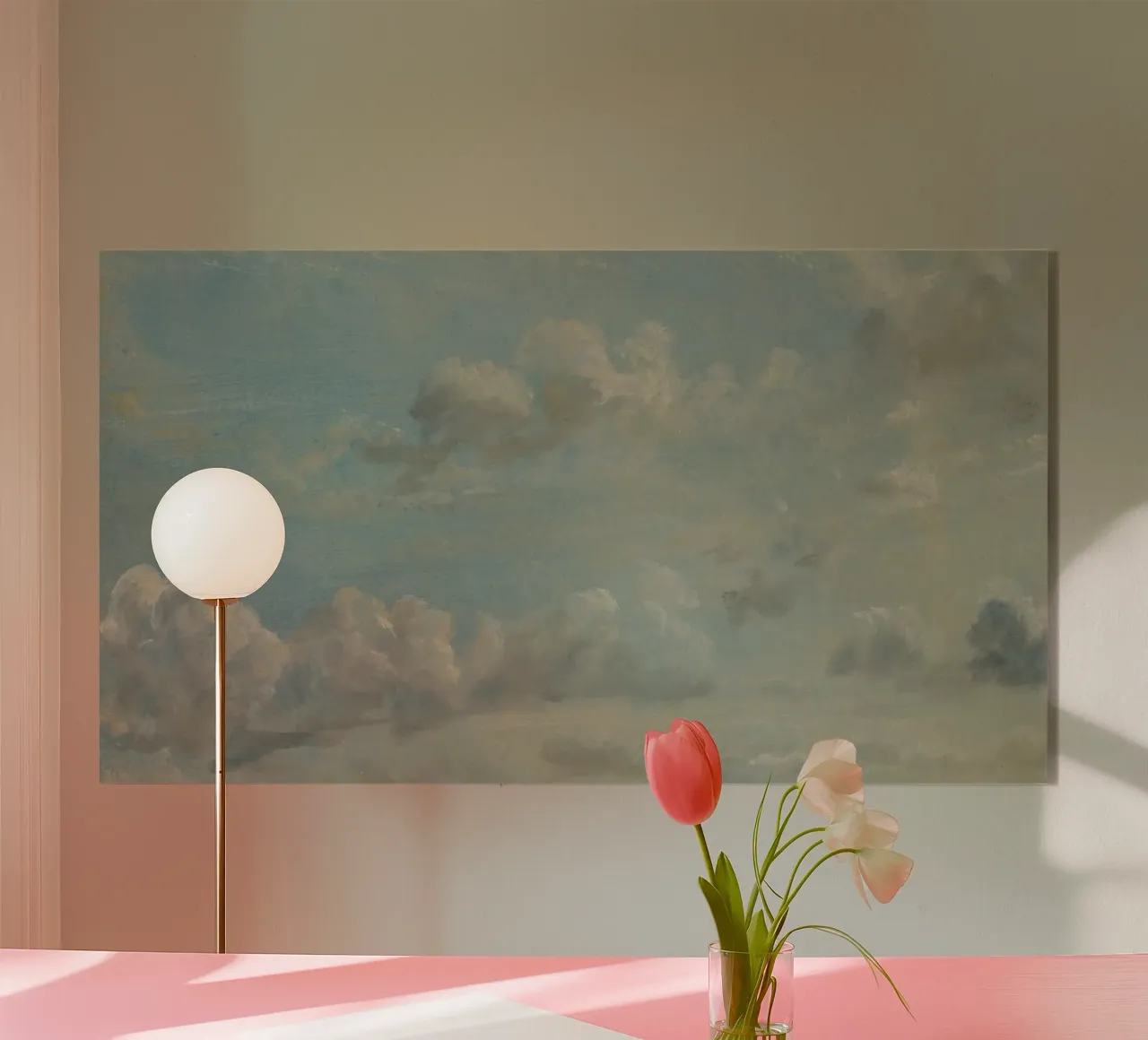 John Constable - Cloud Study plexiglas de Timeless Artworks