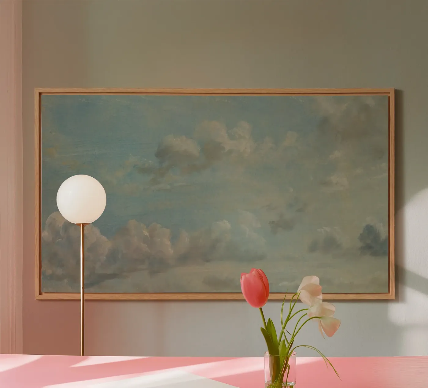 John Constable - Wolkenstudie Forex-Platte von Timeless Artworks