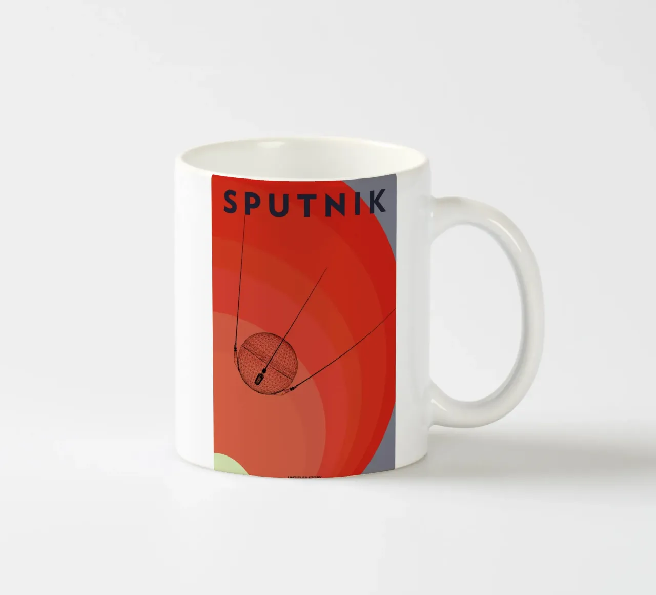 Sputnik 3 tazza in ceramica da Marc Schulthess