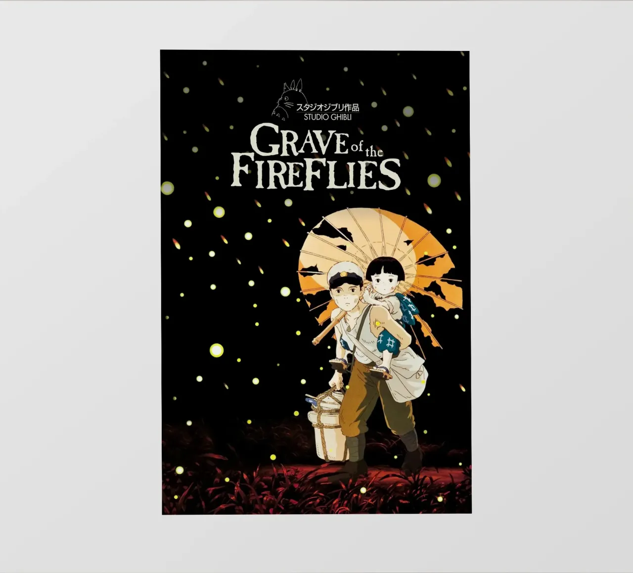 Grave of the Fireflies pellicola backlit da Attaboy Dsgn