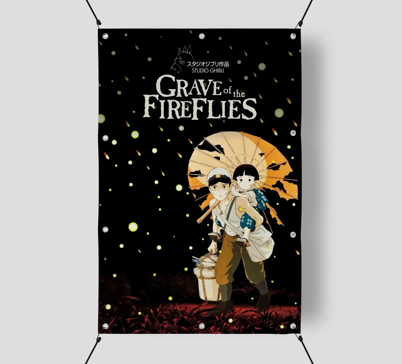 Grave of the Fireflies telo in pvc da Attaboy Dsgn