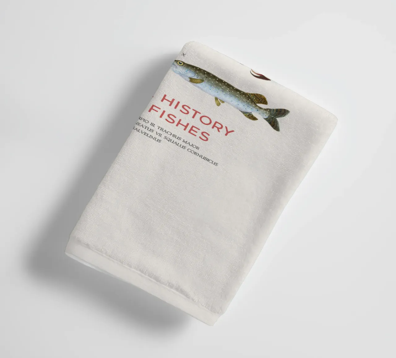 Tipi di pesce asciugamano da bagno da Vintagrafica