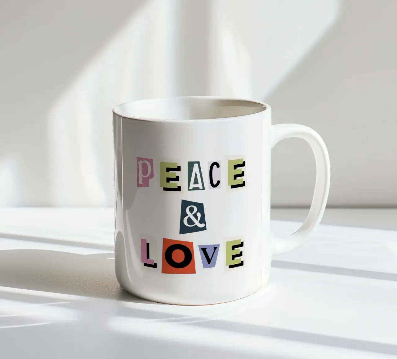 Citazione di Peach and Love tazza in ceramica da Paigaam Studio