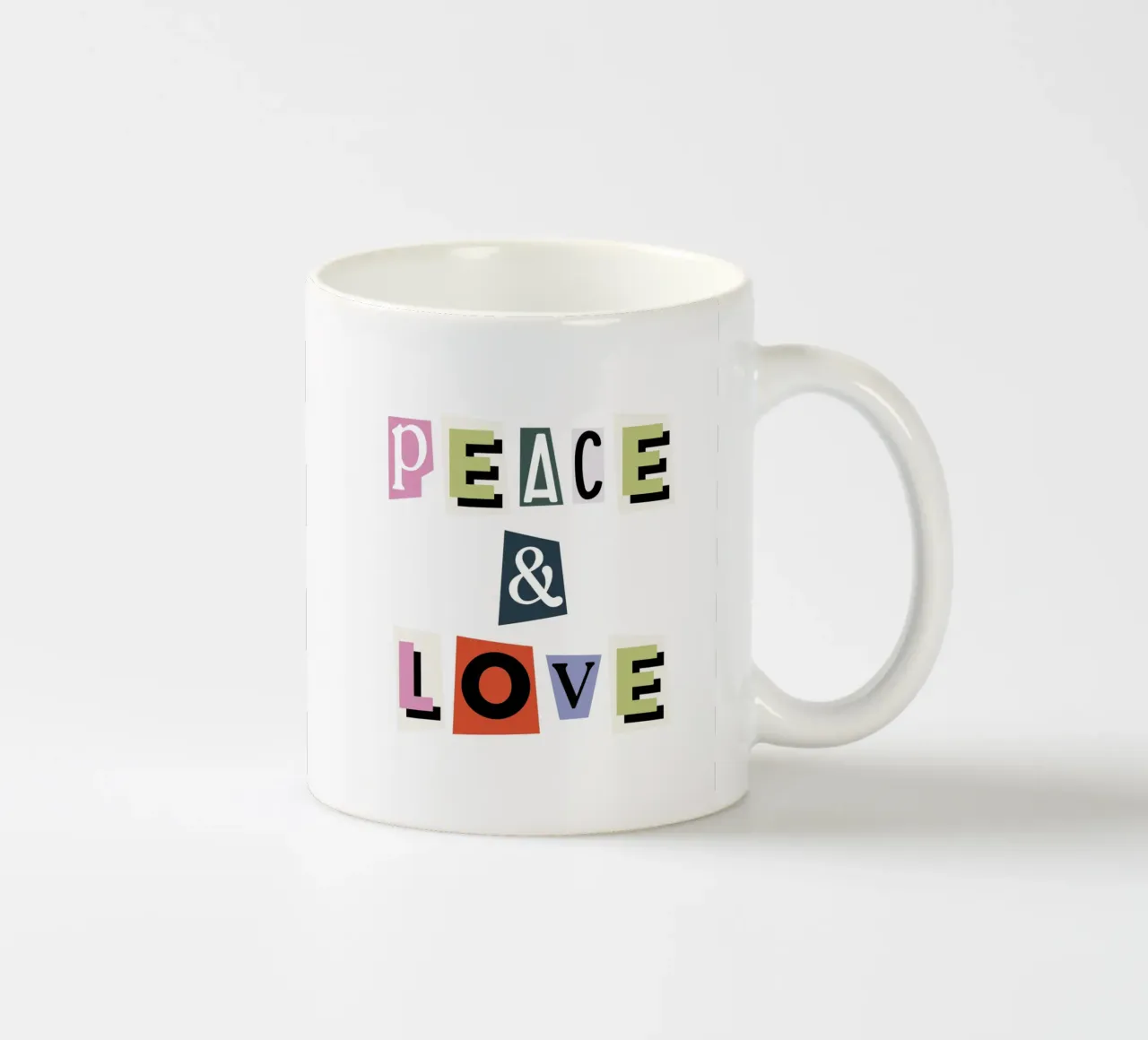 Citazione di Peach and Love tazza in ceramica da Paigaam Studio