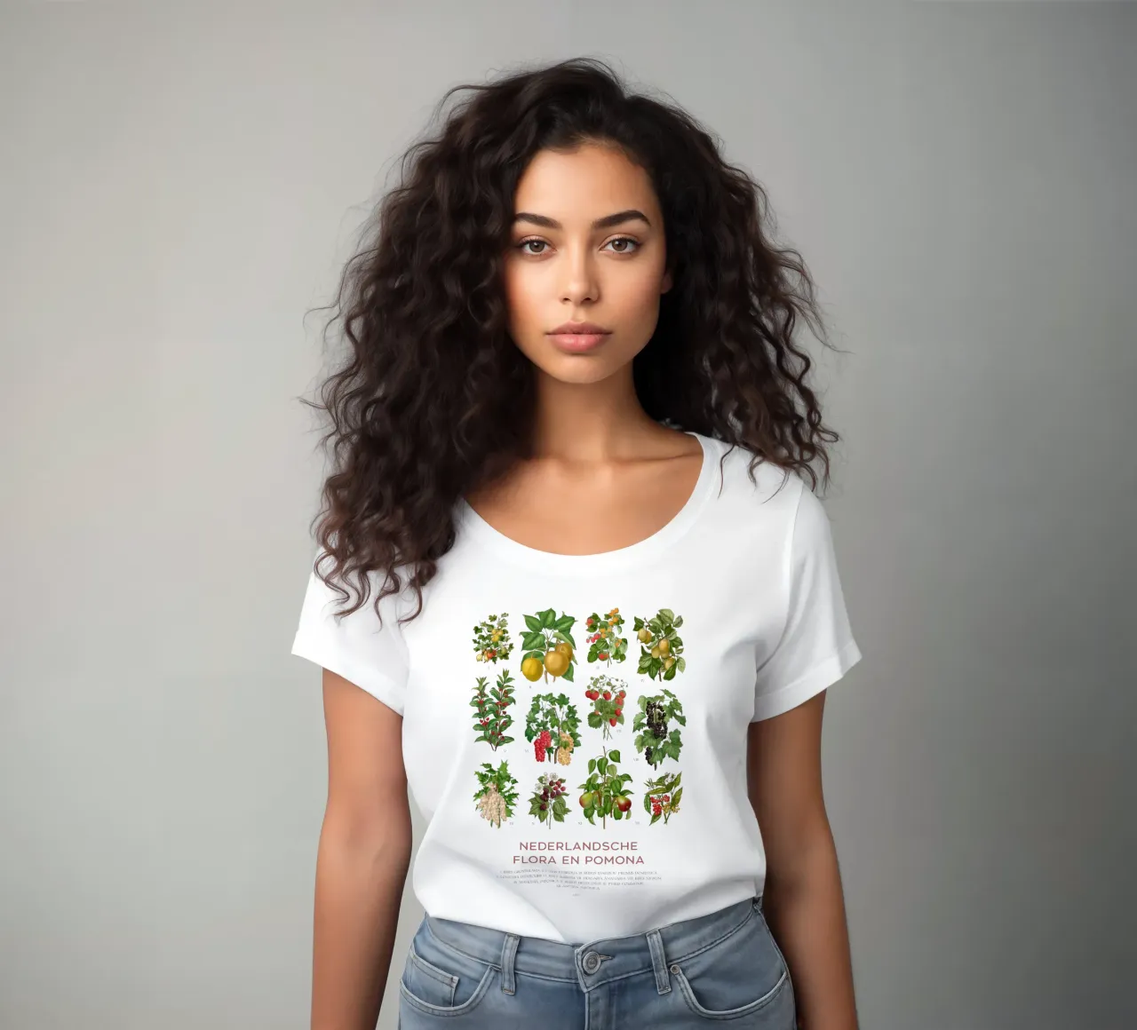 Grafico botanico moderno - Flora olandese t-shirt da donna da Vintagrafica
