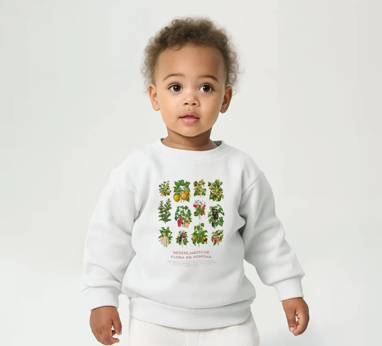 Grafico botanico moderno - Flora olandese felpa neonato da Vintagrafica