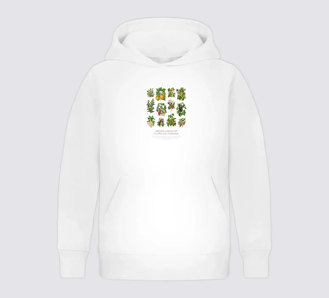 Grafico botanico moderno - Flora olandese felpa bambino con cappuccio da Vintagrafica