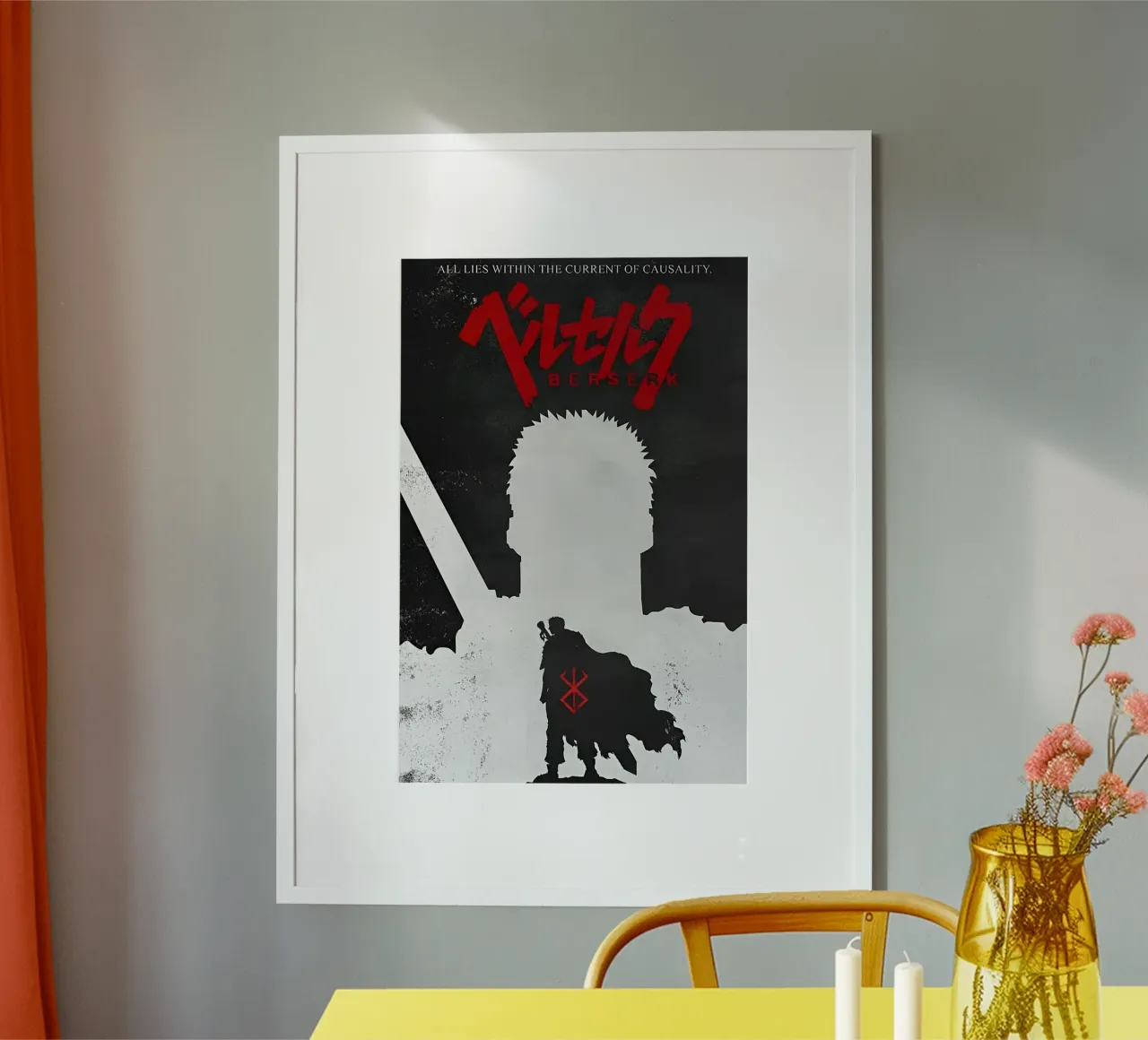 Berserkk poster con telaio in legno da Attaboy Dsgn