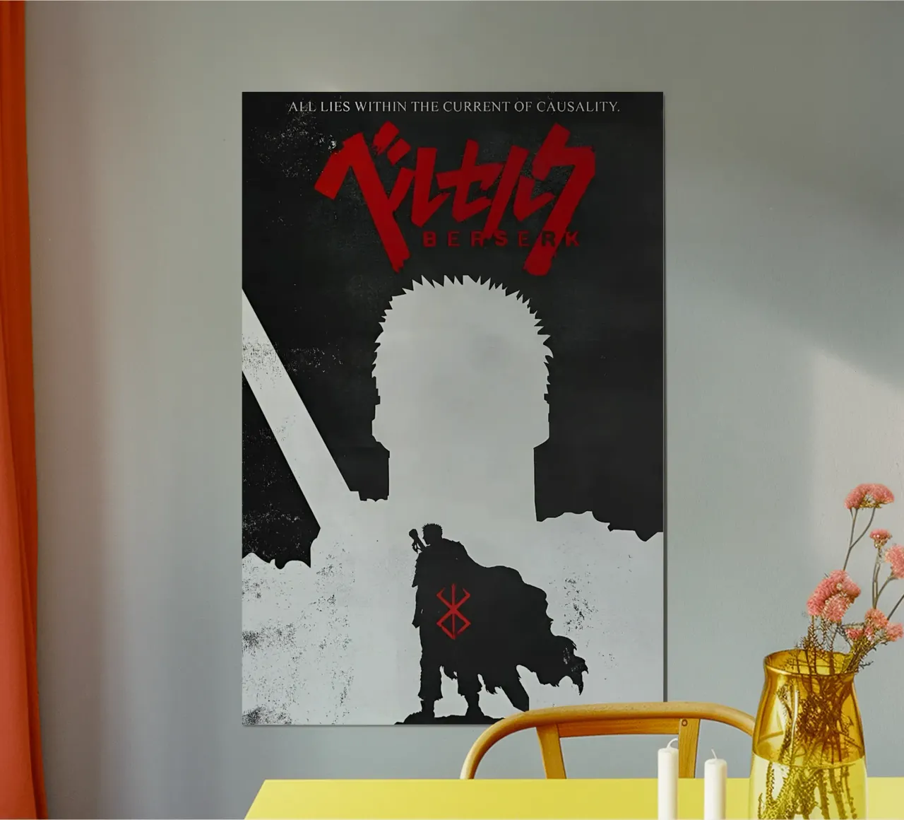 Berserkk poster con telaio in legno da Attaboy Dsgn