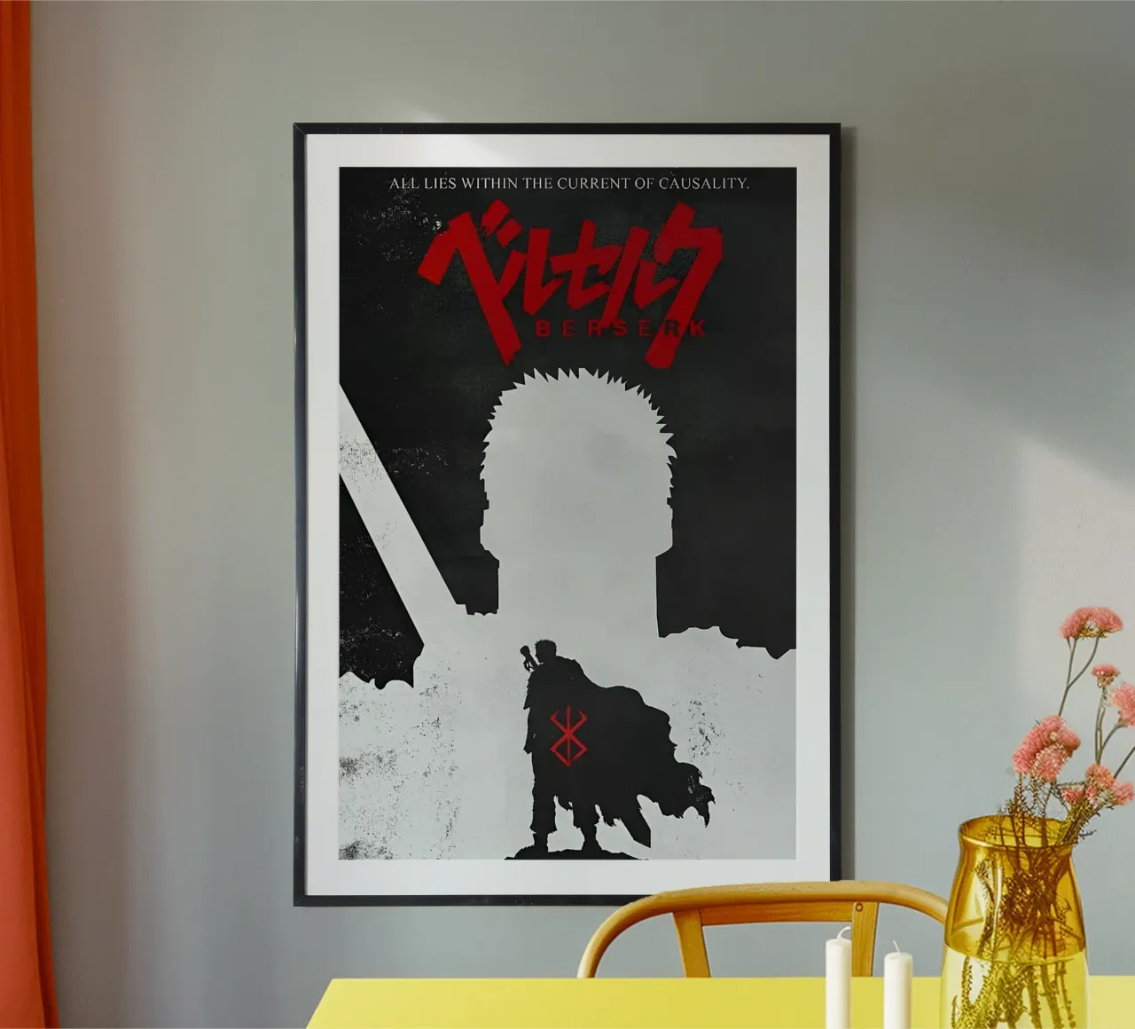 Berserkk poster con telaio in legno da Attaboy Dsgn